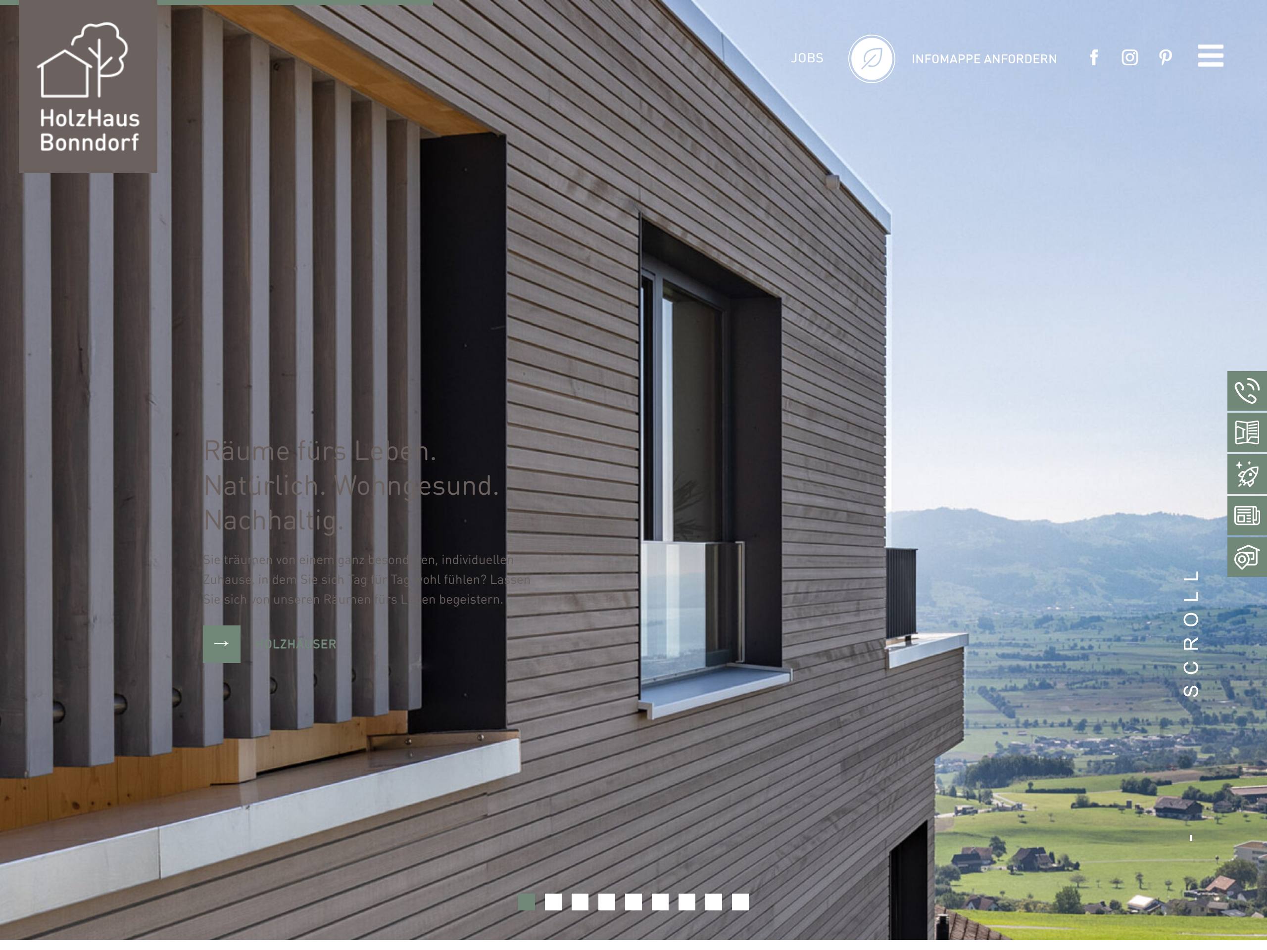 HolzHaus Bonndorf — Website