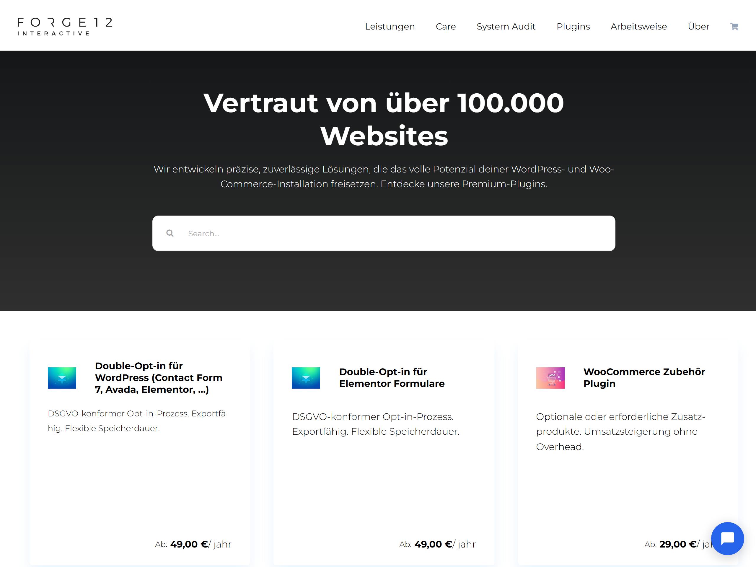 Our plugins — Website