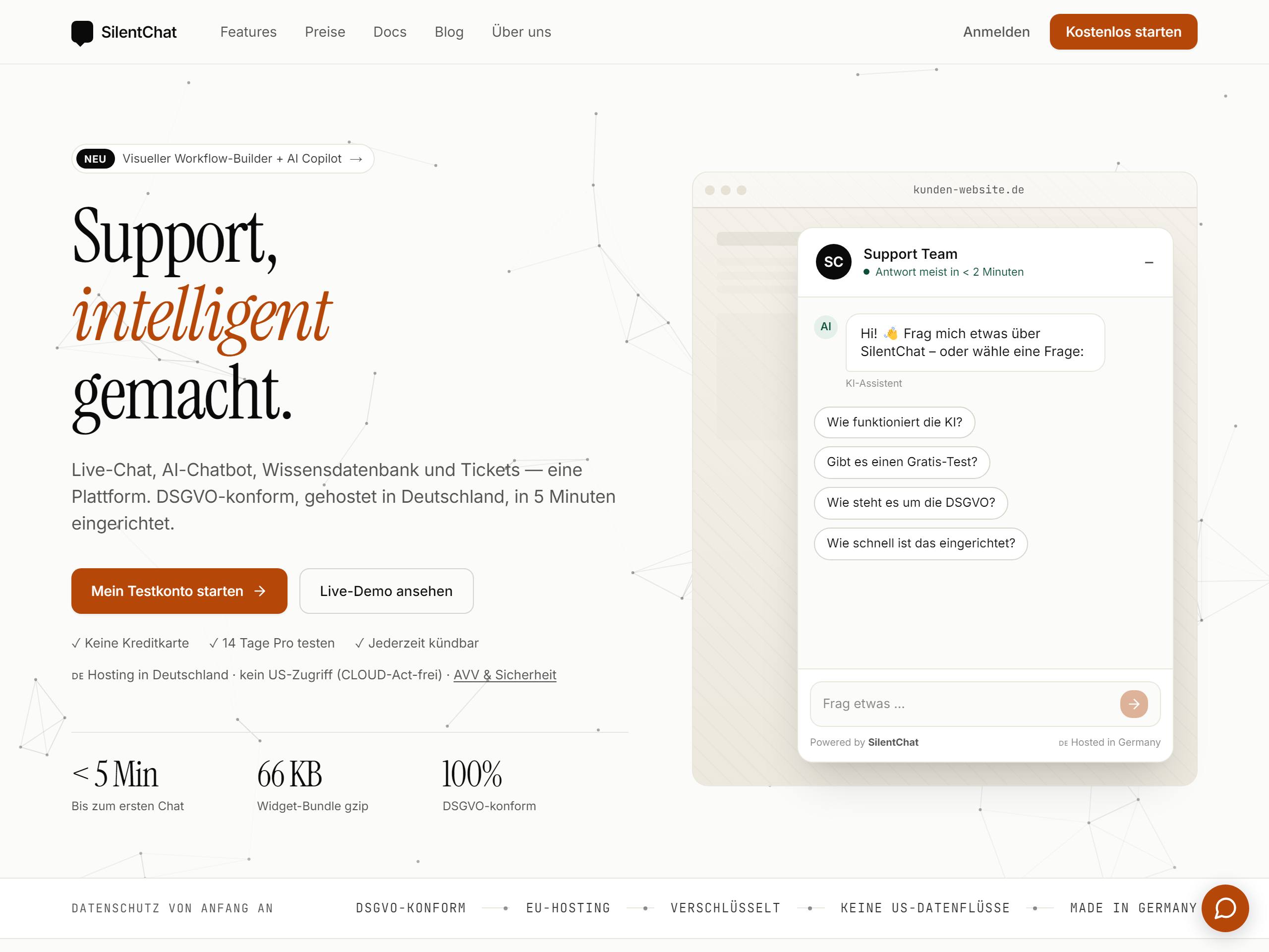 SilentChat — Website