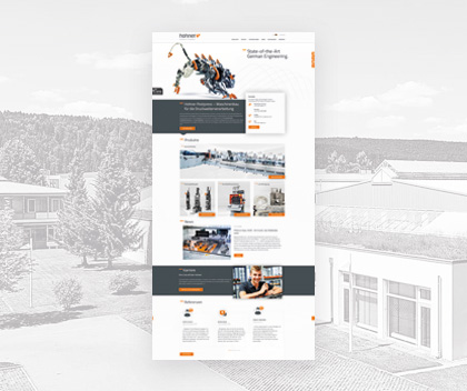 Typo3 Webseite - Hohner-Postpress