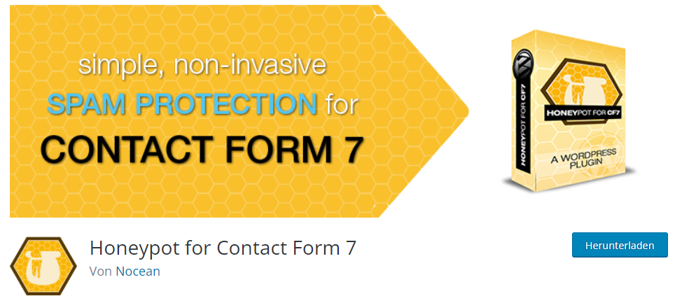 Honeypot for Contact Form 7 WordPress Plugin