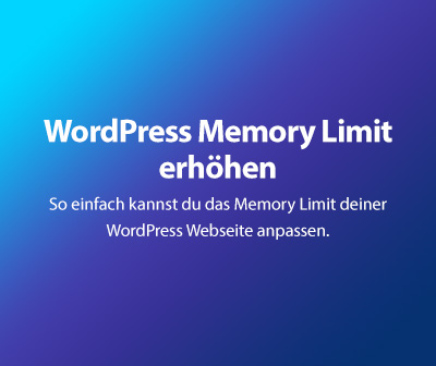 wordpress memory limit