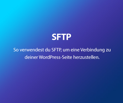 wordpress sftp verbindung