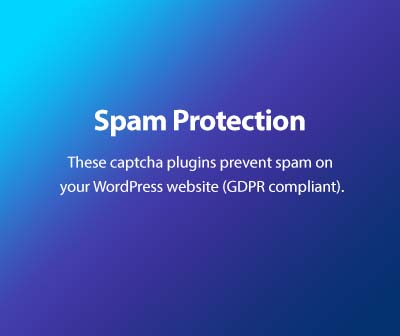wordpress spam protection gdpr