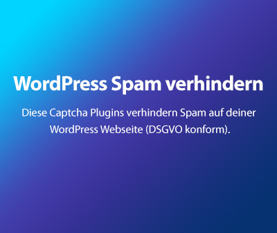 wordpress spam schutz