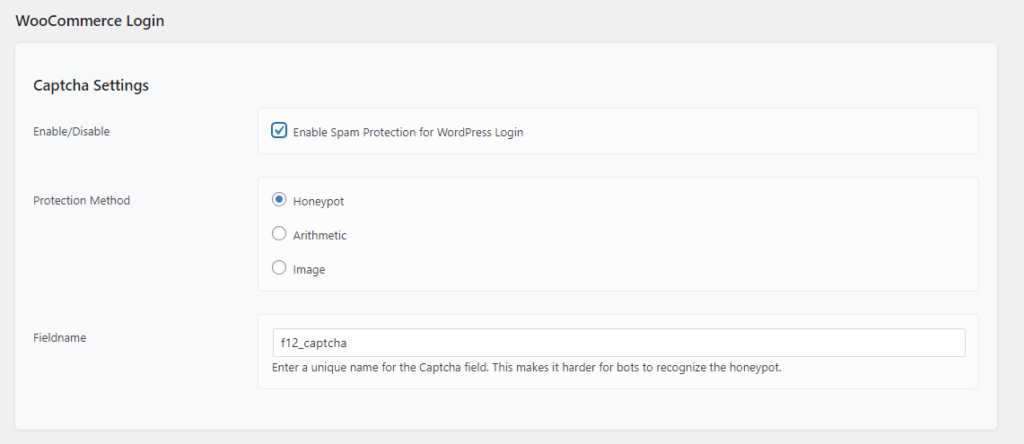 How to use the WordPress captcha to protect your website 8 WooCommerce Login Captcha