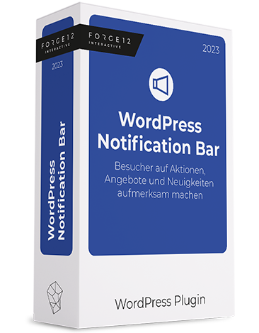 WordPress Plugin Notification Bar