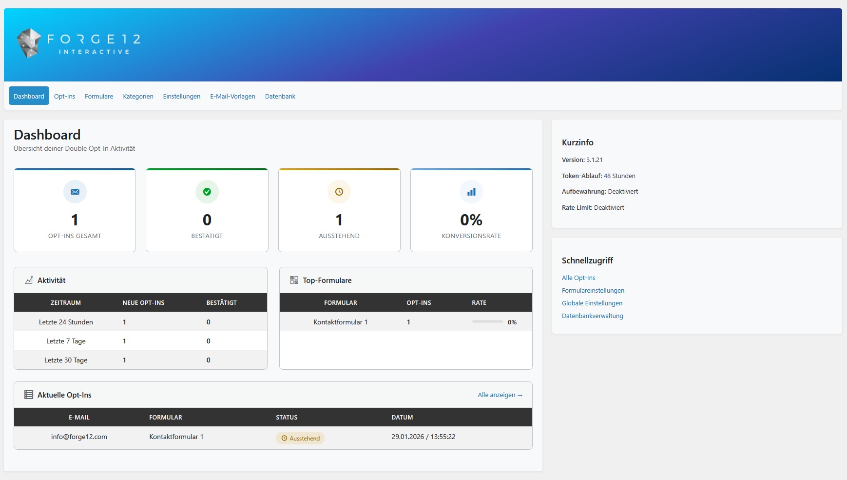 Double Opt-In WordPress Plugin – E-Mail-Editor